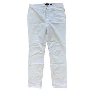 Lafayette 148 New York Thompson Jeans in White Size 12